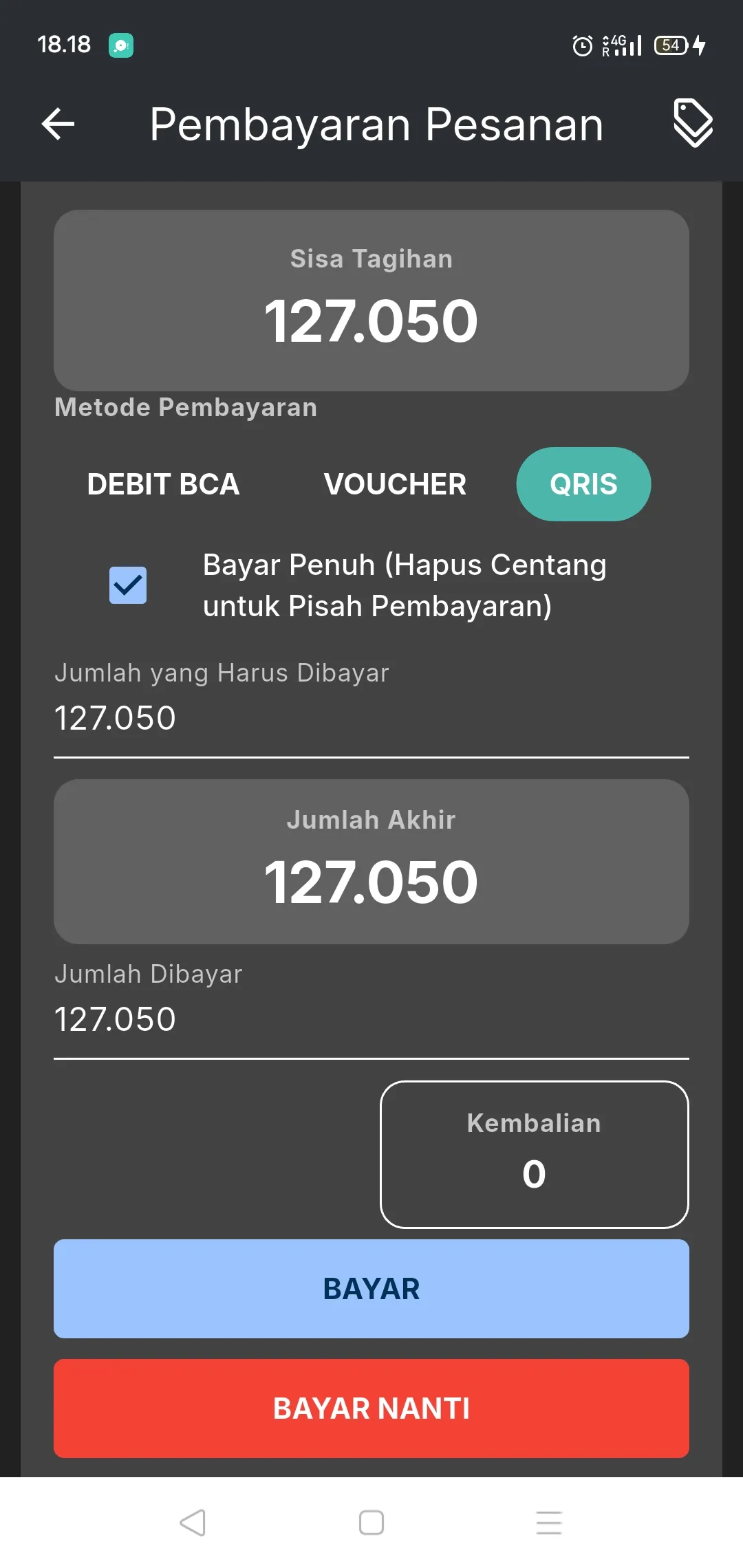 Payment